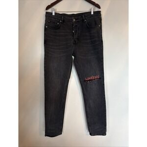 Ksubi Chitch Angst SabbathSkinny Jeans Black Men's Size 36